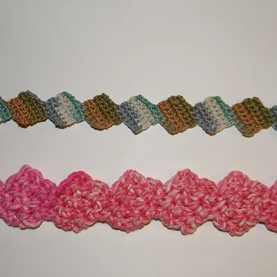 Crochet Blocks Ribbon
