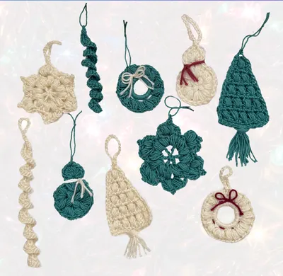 Crochet Boho Ornaments | Hanging Decor & Gift Tags | Easy and Fast!