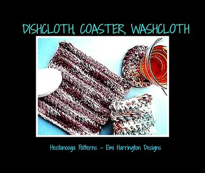 CROCHET DISHCLOTH, COASTER & PLACEMAT