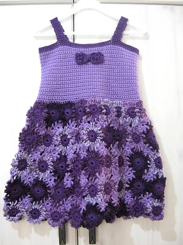 Crochet Flower Dress