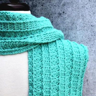 Crochet Shell Scarf Pattern Free Crochet Pattern