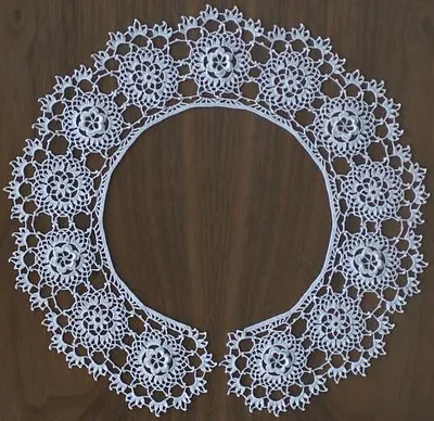 Daisy and Rose Irish Lace Collar