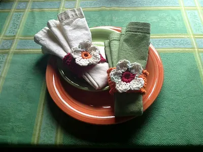 Daisy Napkin Rings