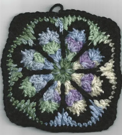 Delia's Stained Glass Square