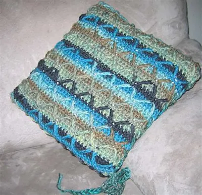 Diamond Stitch Pillow