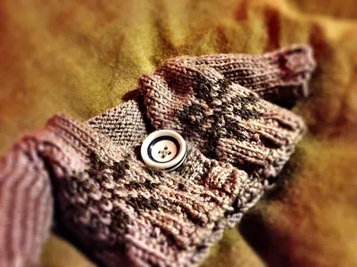 doll snowflake fair isle cardigan