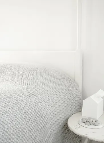 Double Seed Stitch Blanket