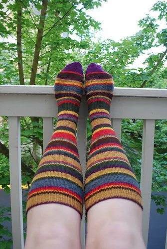Dr. Who Scarf Knee-High Socks