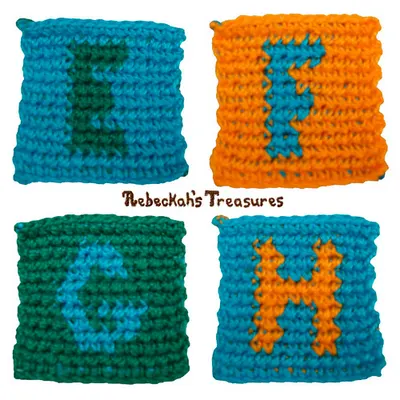E to H Block Squares