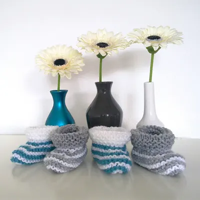 Easiest & Fastest Baby Booties Ever!