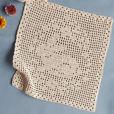 Easter napkin rabbit