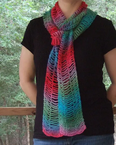 Easy Beauty Chain Scarf