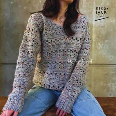 Easy Chunky Crochet Sweater