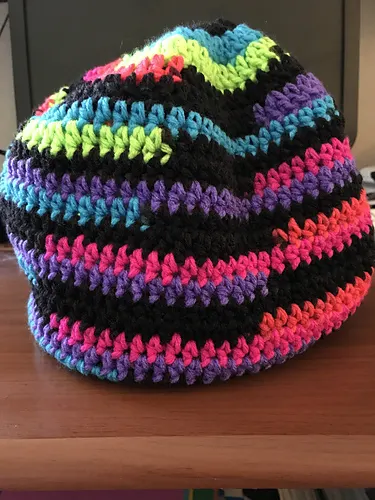 Easy Half Double Crochet Slouch Hat