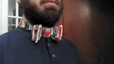 Easy Peasy Knitted Bow Tie