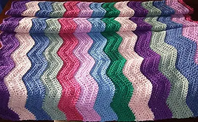 Easy Ripple Afghan