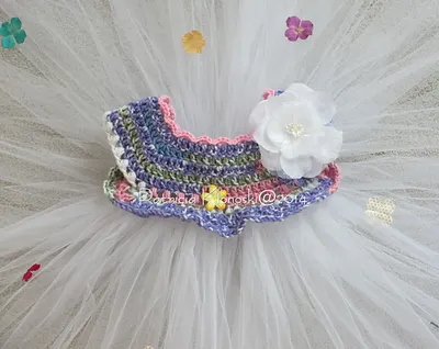 Empire Waist Crochet Tutu Dress