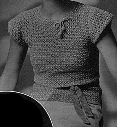 Epaulette Shoulder Blouse #4