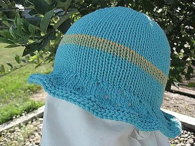 Eyelet Brim Cotton Cap