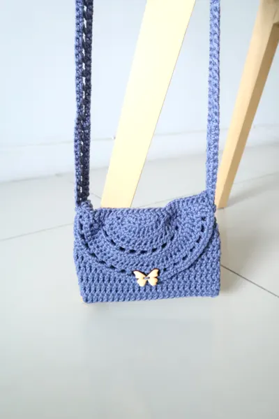 Eyelet Crochet Bag