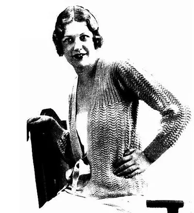 Feather-and-Fan Dressing Jacket