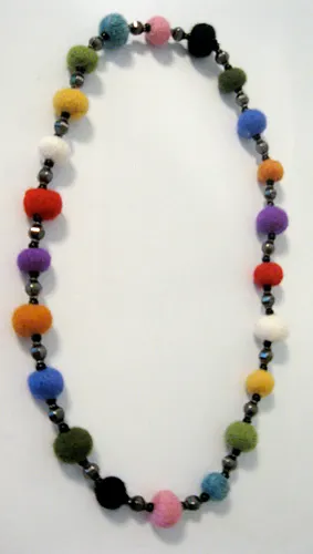 felted beads