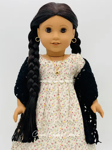 Fiesta Shawl for 18" Dolls