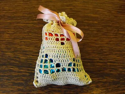 Filet Heart Sachet