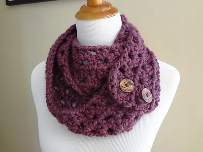 Fiona Button Scarf