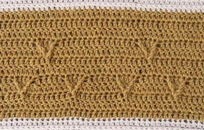 Flight Formation Crochet Blanket Stripe Pattern