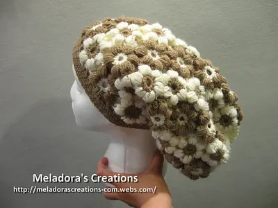 Flower Slouch Hat