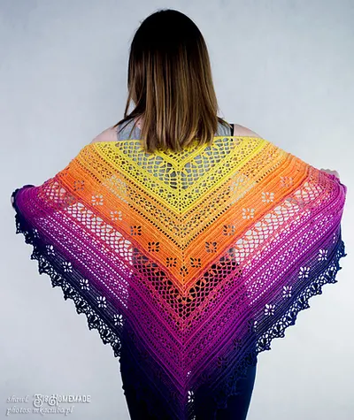 Flower Valley Shawl