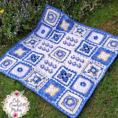 Forget Me Not Blanket Pattern