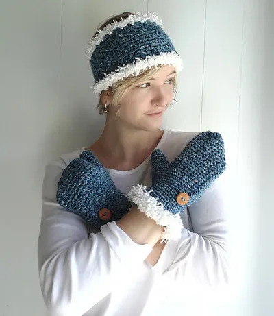 Frosty Headband and Mittens