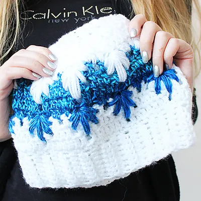 Frozen Winter (bun) Hat