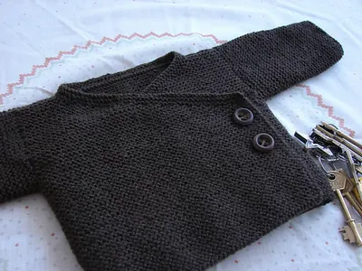 Garter Stitch Baby Cardigan
