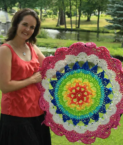 Giant Plarn Mandala