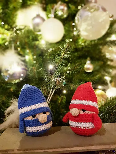 Gnome de Noël au crochet