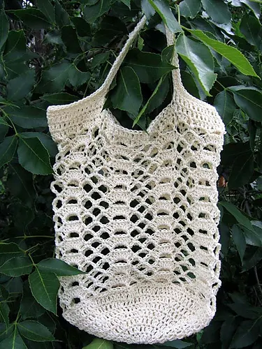 Go Green Lacy Shells Bag
