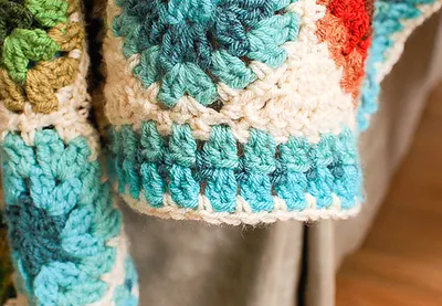 Granny Hexagon Crochet Edging