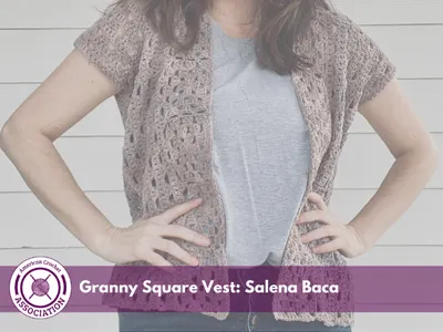 Granny Square Vest: Easy Crochet Pattern With Chart