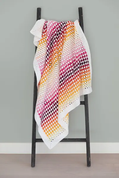 Granny Stripe Baby blanket