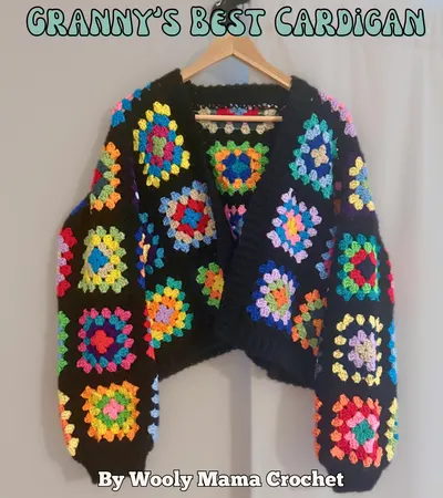 Granny's BEST Cardigan: (FREE Crochet Pattern)