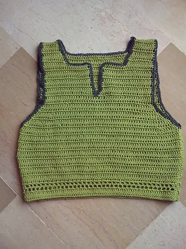 Green vest or top