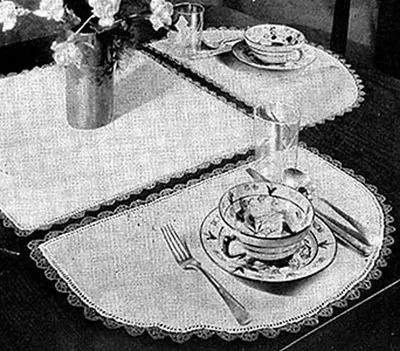 Half Moon Luncheon Set #232
