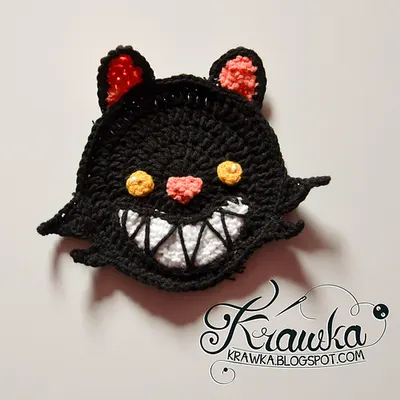 Halloween Coaster - black cat