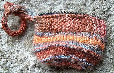 handspun wrist wallet