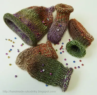 Hat and Mittens Set For Newborn