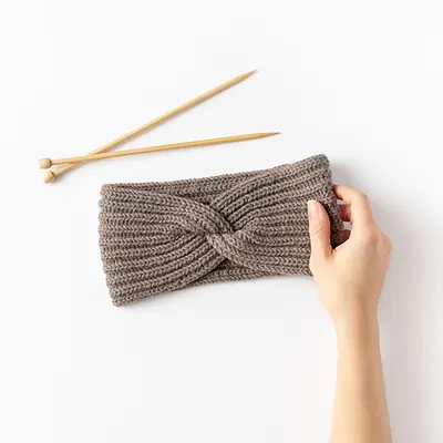 Headband with a twist