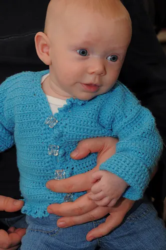 Heirloom Baby Afghan and Hat and Sweater Set